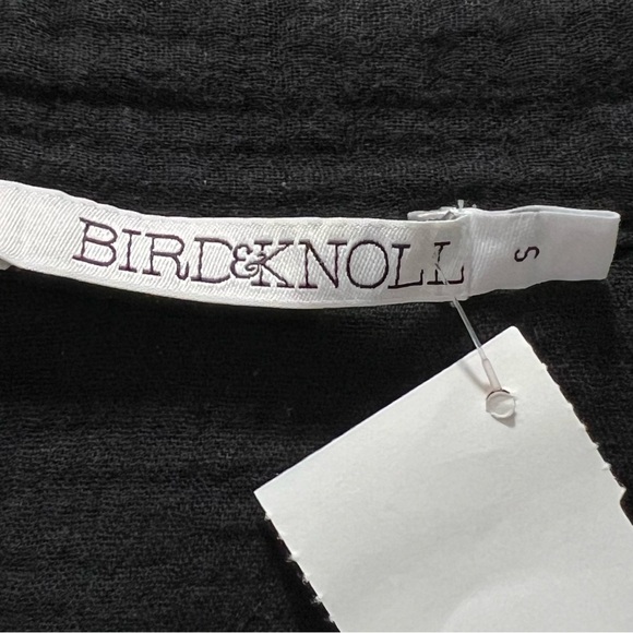 Bird & Knoll Frieda Crinkle Cotton Shirt Dress - Picture 4 of 12